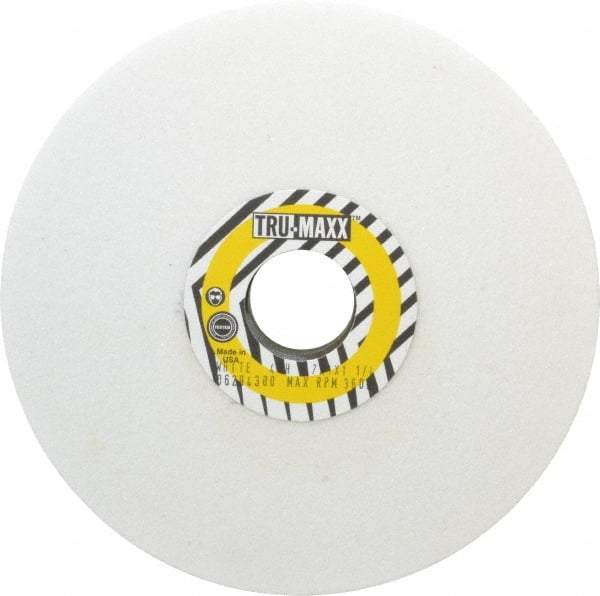 Tru-Maxx - 7" Diam x 1-1/4" Hole x 1" Thick, H Hardness, 46 Grit Surface Grinding Wheel - Aluminum Oxide, Type 5, Coarse Grade, 3,600 Max RPM, Vitrified Bond, One-Side Recess - Apex Tool & Supply
