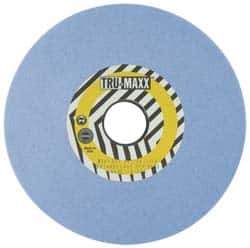Tru-Maxx - 10" Diam x 3" Hole x 1" Thick, I Hardness, 46 Grit Surface Grinding Wheel - Ceramic, Type 1, Coarse Grade, 2,483 Max RPM, Vitrified Bond, No Recess - Apex Tool & Supply