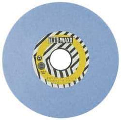 Tru-Maxx - 10" Diam x 3" Hole x 1" Thick, I Hardness, 46 Grit Surface Grinding Wheel - Ceramic, Type 1, Coarse Grade, 2,483 Max RPM, Vitrified Bond, No Recess - Apex Tool & Supply