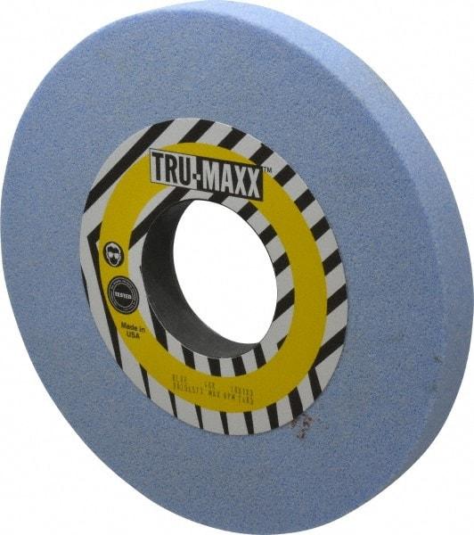Tru-Maxx - 10" Diam x 3" Hole x 1" Thick, K Hardness, 46 Grit Surface Grinding Wheel - Ceramic, Type 1, Coarse Grade, 3,250 Max RPM, Vitrified Bond, No Recess - Apex Tool & Supply
