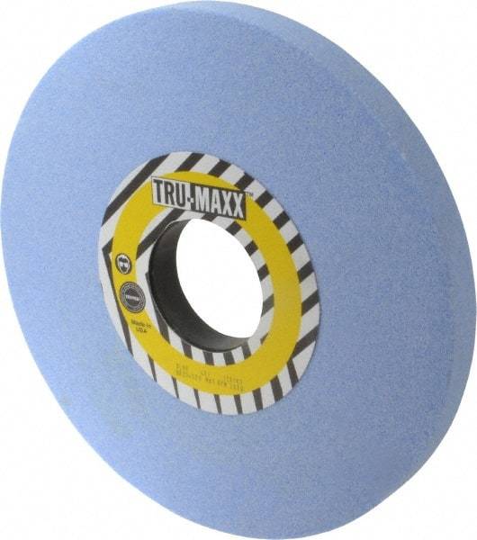 Tru-Maxx - 12" Diam x 3" Hole x 1" Thick, I Hardness, 46 Grit Surface Grinding Wheel - Ceramic, Type 1, Coarse Grade, 2,705 Max RPM, Vitrified Bond, No Recess - Apex Tool & Supply