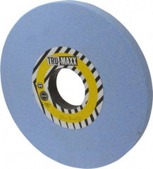 Tru-Maxx - 12" Diam x 3" Hole x 1" Thick, J Hardness, 46 Grit Surface Grinding Wheel - Ceramic, Type 1, Coarse Grade, 2,705 Max RPM, Vitrified Bond, No Recess - Apex Tool & Supply