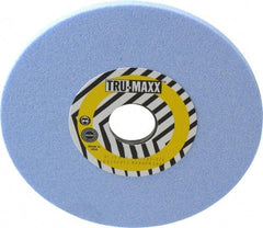 Tru-Maxx - 7" Diam x 1-1/4" Hole x 1/4" Thick, I Hardness, 60 Grit Surface Grinding Wheel - Ceramic, Type 1, Medium Grade, 3,600 Max RPM, Vitrified Bond, No Recess - Apex Tool & Supply