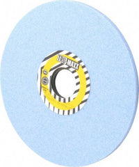 Tru-Maxx - 7" Diam x 1-1/4" Hole x 1/4" Thick, J Hardness, 60 Grit Surface Grinding Wheel - Ceramic, Type 1, Medium Grade, 3,600 Max RPM, Vitrified Bond, No Recess - Apex Tool & Supply