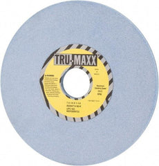 Tru-Maxx - 7" Diam x 1-1/4" Hole x 1/4" Thick, K Hardness, 80 Grit Surface Grinding Wheel - Ceramic, Type 1, Medium Grade, 3,600 Max RPM, Vitrified Bond, No Recess - Apex Tool & Supply