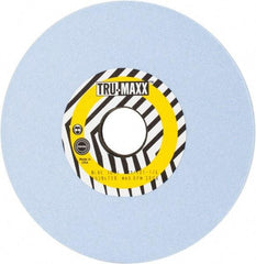 Tru-Maxx - 7" Diam x 1-1/4" Hole x 1/4" Thick, J Hardness, 100 Grit Surface Grinding Wheel - Ceramic, Type 1, Fine Grade, 3,600 Max RPM, Vitrified Bond, No Recess - Apex Tool & Supply
