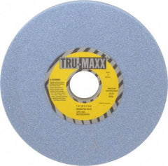Tru-Maxx - 7" Diam x 1-1/4" Hole x 1/2" Thick, K Hardness, 46 Grit Surface Grinding Wheel - Ceramic, Type 1, Coarse Grade, 3,600 Max RPM, Vitrified Bond, No Recess - Apex Tool & Supply