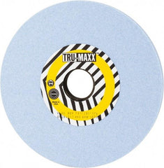 Tru-Maxx - 7" Diam x 1-1/4" Hole x 1/2" Thick, K Hardness, 80 Grit Surface Grinding Wheel - Ceramic, Type 1, Medium Grade, 3,600 Max RPM, Vitrified Bond, No Recess - Apex Tool & Supply