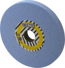Tru-Maxx - 7" Diam x 1-1/4" Hole x 3/4" Thick, K Hardness, 46 Grit Surface Grinding Wheel - Ceramic, Type 1, Coarse Grade, 3,600 Max RPM, Vitrified Bond, No Recess - Apex Tool & Supply