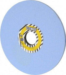 Tru-Maxx - 7" Diam x 1-1/4" Hole x 1/4" Thick, I Hardness, 80 Grit Surface Grinding Wheel - Ceramic, Type 1, Medium Grade, 3,600 Max RPM, Vitrified Bond, No Recess - Apex Tool & Supply