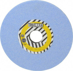 Tru-Maxx - 7" Diam x 1-1/4" Hole x 1/4" Thick, I Hardness, 46 Grit Surface Grinding Wheel - Ceramic, Type 1, Coarse Grade, 3,600 Max RPM, Vitrified Bond, No Recess - Apex Tool & Supply