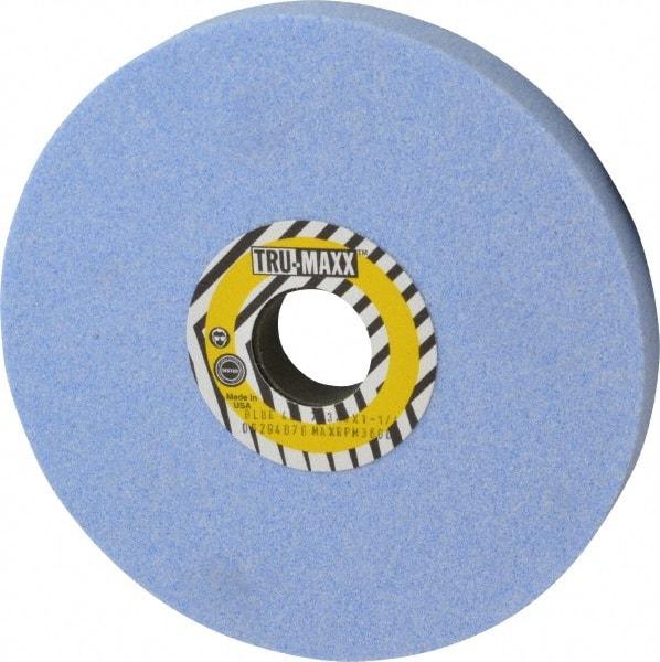 Tru-Maxx - 7" Diam x 1-1/4" Hole x 3/4" Thick, I Hardness, 46 Grit Surface Grinding Wheel - Ceramic, Type 1, Coarse Grade, 3,600 Max RPM, Vitrified Bond, No Recess - Apex Tool & Supply