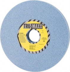Tru-Maxx - 7" Diam x 1-1/4" Hole x 3/4" Thick, J Hardness, 60 Grit Surface Grinding Wheel - Ceramic, Type 1, Medium Grade, 3,600 Max RPM, Vitrified Bond, No Recess - Apex Tool & Supply