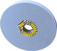 Tru-Maxx - 8" Diam x 1-1/4" Hole x 3/4" Thick, K Hardness, 46 Grit Surface Grinding Wheel - Ceramic, Type 1, Coarse Grade, 3,600 Max RPM, Vitrified Bond, No Recess - Apex Tool & Supply