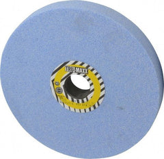 Tru-Maxx - 8" Diam x 1-1/4" Hole x 1" Thick, K Hardness, 46 Grit Surface Grinding Wheel - Ceramic, Type 1, Coarse Grade, 3,600 Max RPM, Vitrified Bond, No Recess - Apex Tool & Supply
