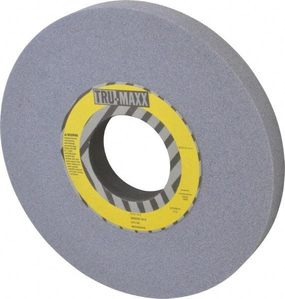 Tru-Maxx - 10" Diam x 3" Hole x 1" Thick, K Hardness, 60 Grit Surface Grinding Wheel - Aluminum Oxide, Type 1, Medium Grade, 3,250 Max RPM, Vitrified Bond, No Recess - Apex Tool & Supply