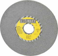 Tru-Maxx - 7" Diam x 1-1/4" Hole x 1/4" Thick, K Hardness, 60 Grit Surface Grinding Wheel - Aluminum Oxide, Type 1, Medium Grade, 3,600 Max RPM, Vitrified Bond, No Recess - Apex Tool & Supply
