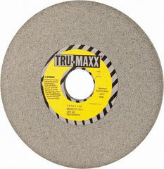 Tru-Maxx - 7" Diam x 1-1/4" Hole x 1/4" Thick, J Hardness, 100 Grit Surface Grinding Wheel - Aluminum Oxide, Type 1, Fine Grade, 3,600 Max RPM, Vitrified Bond, No Recess - Apex Tool & Supply