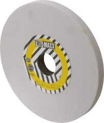Tru-Maxx - 7" Diam x 1-1/4" Hole x 1/2" Thick, J Hardness, 80 Grit Surface Grinding Wheel - Aluminum Oxide, Type 1, Medium Grade, 3,600 Max RPM, Vitrified Bond, No Recess - Apex Tool & Supply