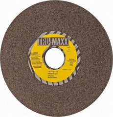 Tru-Maxx - 7" Diam x 1-1/4" Hole x 1/4" Thick, I Hardness, 60 Grit Surface Grinding Wheel - Aluminum Oxide, Type 1, Medium Grade, 3,600 Max RPM, Vitrified Bond, No Recess - Apex Tool & Supply