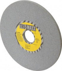Tru-Maxx - 7" Diam x 1-1/4" Hole x 1/4" Thick, K Hardness, 80 Grit Surface Grinding Wheel - Aluminum Oxide, Type 1, Medium Grade, 3,600 Max RPM, Vitrified Bond, No Recess - Apex Tool & Supply