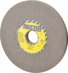 Tru-Maxx - 7" Diam x 1-1/4" Hole x 1/2" Thick, H Hardness, 60 Grit Surface Grinding Wheel - Aluminum Oxide, Type 1, Medium Grade, 3,600 Max RPM, Vitrified Bond, No Recess - Apex Tool & Supply