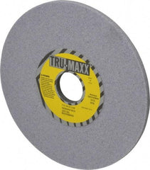 Tru-Maxx - 7" Diam x 1-1/4" Hole x 1/4" Thick, H Hardness, 60 Grit Surface Grinding Wheel - Aluminum Oxide, Type 1, Medium Grade, 3,600 Max RPM, Vitrified Bond, No Recess - Apex Tool & Supply