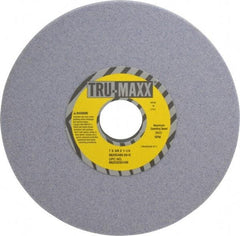 Tru-Maxx - 7" Diam x 1-1/4" Hole x 3/8" Thick, K Hardness, 60 Grit Surface Grinding Wheel - Aluminum Oxide, Type 1, Medium Grade, 3,600 Max RPM, Vitrified Bond, No Recess - Apex Tool & Supply