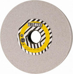 Tru-Maxx - 7" Diam x 1-1/4" Hole x 1" Thick, I Hardness, 60 Grit Surface Grinding Wheel - Aluminum Oxide, Type 1, Medium Grade, 3,600 Max RPM, Vitrified Bond, No Recess - Apex Tool & Supply