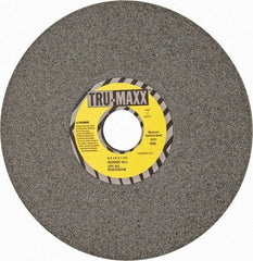 Tru-Maxx - 8" Diam x 1-1/4" Hole x 1/4" Thick, J Hardness, 60 Grit Surface Grinding Wheel - Aluminum Oxide, Type 1, Medium Grade, 3,600 Max RPM, Vitrified Bond, No Recess - Apex Tool & Supply