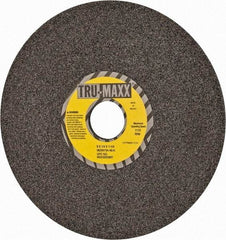 Tru-Maxx - 8" Diam x 1-1/4" Hole x 1/4" Thick, H Hardness, 46 Grit Surface Grinding Wheel - Aluminum Oxide, Type 1, Coarse Grade, 3,105 Max RPM, Vitrified Bond, No Recess - Apex Tool & Supply