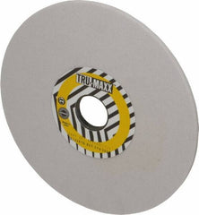 Tru-Maxx - 8" Diam x 1-1/4" Hole x 1/4" Thick, I Hardness, 80 Grit Surface Grinding Wheel - Aluminum Oxide, Type 1, Medium Grade, 3,600 Max RPM, Vitrified Bond, No Recess - Apex Tool & Supply