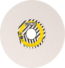 Tru-Maxx - 8" Diam x 1-1/4" Hole x 1/4" Thick, I Hardness, 100 Grit Surface Grinding Wheel - Aluminum Oxide, Type 1, Fine Grade, 3,600 Max RPM, Vitrified Bond, No Recess - Apex Tool & Supply