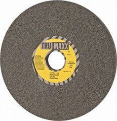 Tru-Maxx - 8" Diam x 1-1/4" Hole x 1/2" Thick, K Hardness, 60 Grit Surface Grinding Wheel - Aluminum Oxide, Type 1, Medium Grade, 3,600 Max RPM, Vitrified Bond, No Recess - Apex Tool & Supply