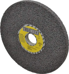 Tru-Maxx - 8" Diam x 1-1/4" Hole x 1/2" Thick, H Hardness, 46 Grit Surface Grinding Wheel - Aluminum Oxide, Type 1, Coarse Grade, 3,600 Max RPM, Vitrified Bond, No Recess - Apex Tool & Supply