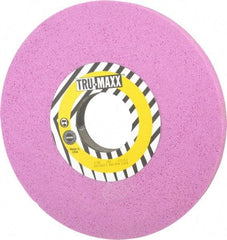 Tru-Maxx - 12" Diam x 3" Hole x 1" Thick, G Hardness, 46 Grit Surface Grinding Wheel - Aluminum Oxide, Type 1, Coarse Grade, 2,069 Max RPM, Vitrified Bond, No Recess - Apex Tool & Supply