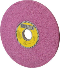 Tru-Maxx - 8" Diam x 1-1/4" Hole x 1/2" Thick, H Hardness, 46 Grit Surface Grinding Wheel - Aluminum Oxide, Type 1, Coarse Grade, 3,600 Max RPM, Vitrified Bond, No Recess - Apex Tool & Supply