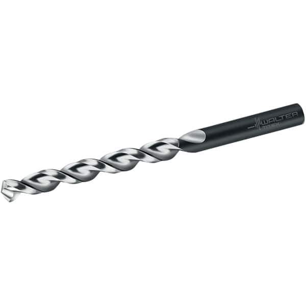 Walter-Titex - 1.25mm 130° High Speed Steel Jobber Drill - Bright Finish, Right Hand Cut, Parabolic Flute, Straight Shank, 38mm OAL, UFL Point - Apex Tool & Supply