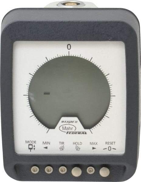 Mahr - 0 to 0.2" Range, 0.00002" Graduation, Electronic Drop Indicator - Accurate to 0.00005", English & Metric System, Digital Display - Apex Tool & Supply