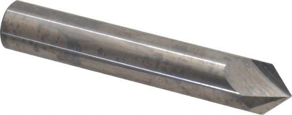 Made in USA - 1/2" Body Diam, 90°, 3" OAL, Solid Carbide Spotting Drill - Apex Tool & Supply