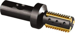 Seco - 1.26" Cut Diam, 1.57" Max Depth of Cut, 1-1/4" Shank Diam, Indexable Thread Mill - 40mm Insert Size, 6 Inserts, Toolholder Style R396.19, 4.55" OAL - Apex Tool & Supply
