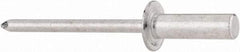 RivetKing - Size 66 Dome Head Aluminum Closed End Sealing Blind Rivet - Aluminum Mandrel, 0.251" to 3/8" Grip, 3/8" Head Diam, 0.192" to 0.196" Hole Diam, 0.656" Length Under Head, 3/16" Body Diam - Apex Tool & Supply