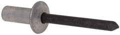 RivetKing - Size 86 Dome Head Aluminum Closed End Sealing Blind Rivet - Steel Mandrel, 1/8" to 1/4" Grip, 1/2" Head Diam, 0.257" to 0.261" Hole Diam, 0.695" Length Under Head, 1/4" Body Diam - Apex Tool & Supply