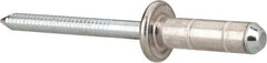RivetKing - Size 86-88 Dome Head Aluminum Multi Grip Blind Rivet - Steel Mandrel, 1/4" to 3/4" Grip, 0.511" Head Diam, 0.257" to 0.261" Hole Diam, 0.708" Length Under Head, 1/4" Body Diam - Apex Tool & Supply