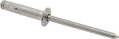 RivetKing - Size 0523 Dome Head Aluminum Tri Folding Blind Rivet - Aluminum Mandrel, 0.04" to 0.275" Grip, 0.315" Head Diam, 0.165" to 0.178" Hole Diam, 0.81" Length Under Head, 5/32" Body Diam - Apex Tool & Supply
