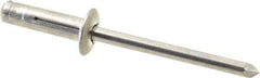 RivetKing - Size 0619 Dome Head Aluminum Tri Folding Blind Rivet - Aluminum Mandrel, 0.04" to 0.157" Grip, 0.386" Head Diam, 0.196" to 0.209" Hole Diam, 0.684" Length Under Head, 3/16" Body Diam - Apex Tool & Supply
