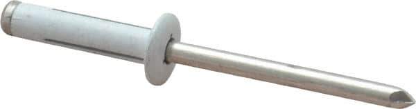 RivetKing - Size 0625 Dome Head Aluminum Tri Folding Blind Rivet - Aluminum Mandrel, 0.04" to 0.354" Grip, 0.386" Head Diam, 0.196" to 0.209" Hole Diam, 0.906" Length Under Head, 3/16" Body Diam - Apex Tool & Supply