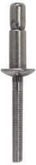 RivetKing - Size 810 Dome Head Stainless Steel Structural with Locking Stem Blind Rivet - Stainless Steel Mandrel, 0.35" to 5/8" Grip, 0.525" Head Diam, 0.261" to 0.276" Hole Diam, 0.81" Length Under Head, 1/4" Body Diam - Apex Tool & Supply