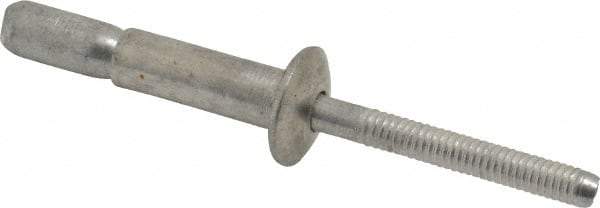RivetKing - Size 810 Dome Head Aluminum Structural with Locking Stem Blind Rivet - Aluminum Mandrel, 0.35" to 5/8" Grip, 0.525" Head Diam, 0.261" to 0.272" Hole Diam, 0.81" Length Under Head, 1/4" Body Diam - Apex Tool & Supply