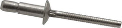 RivetKing - Size 64 Dome Head Stainless Steel Structural with Locking Stem Blind Rivet - Stainless Steel Mandrel, 0.062" to 0.27" Grip, 0.385" Head Diam, 0.194" to 0.204" Hole Diam, 0.415" Length Under Head, 3/16" Body Diam - Apex Tool & Supply